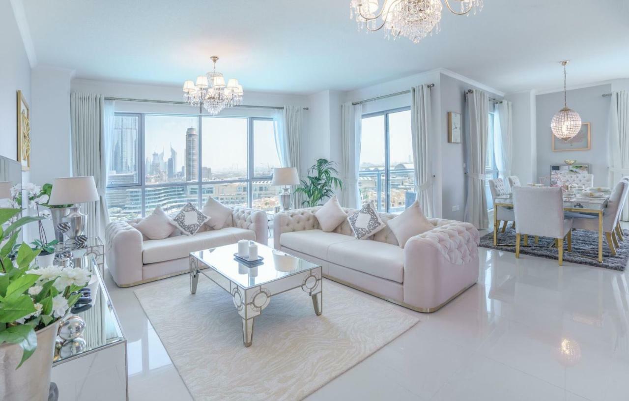 Elite Royal Apartment - Full Burj Khalifa & Fountain View - Premier - 2 Bedrooms & 1 Open Bedroom Without Partition ドバイ エクステリア 写真